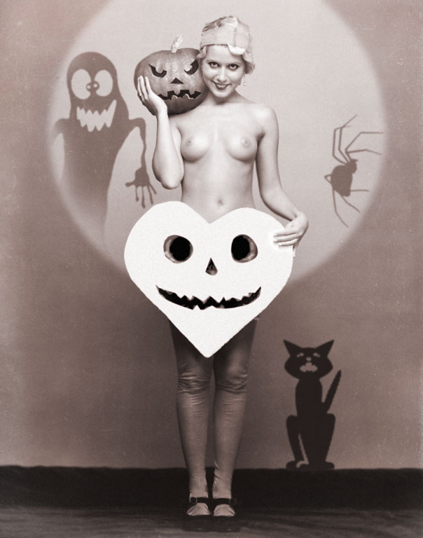 Happy Halloween. 1920s. старинная фотография Юля ретро Halloween