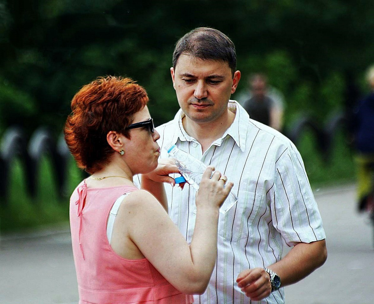 Глоточек хоть оставь ......  :-) Жара Жажда