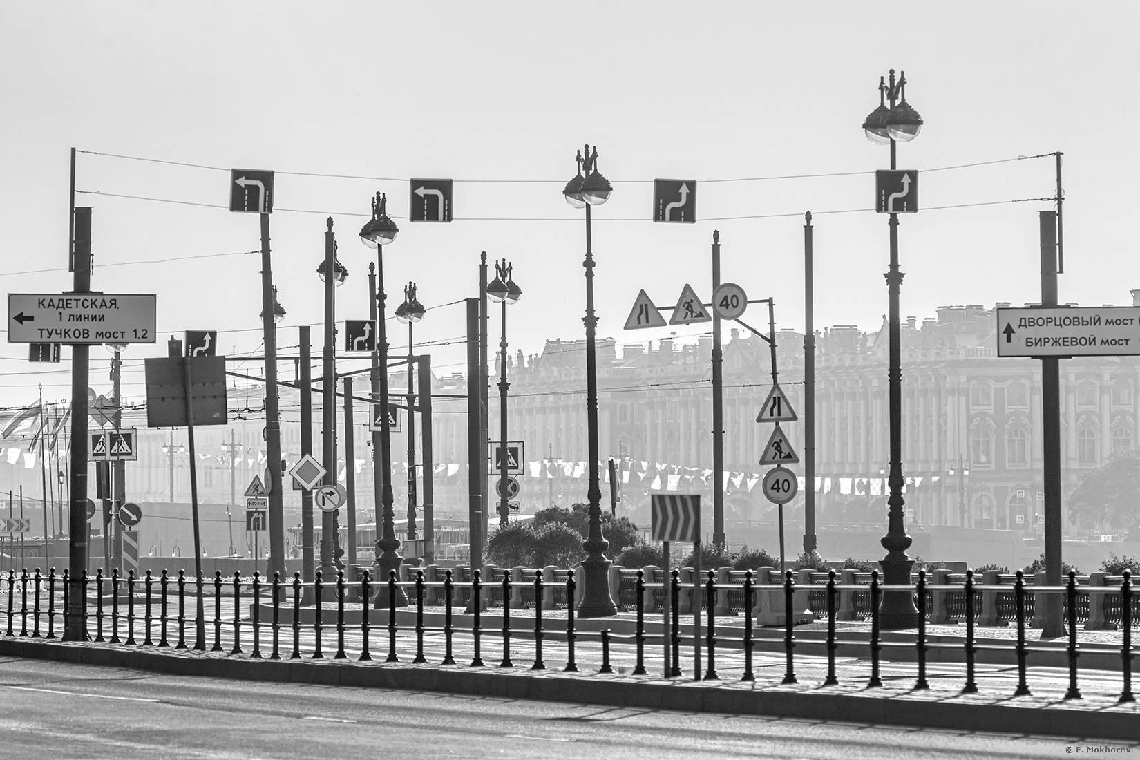 Утро на Университетской набережной. С-Пб., июль 2025. Mokhorev