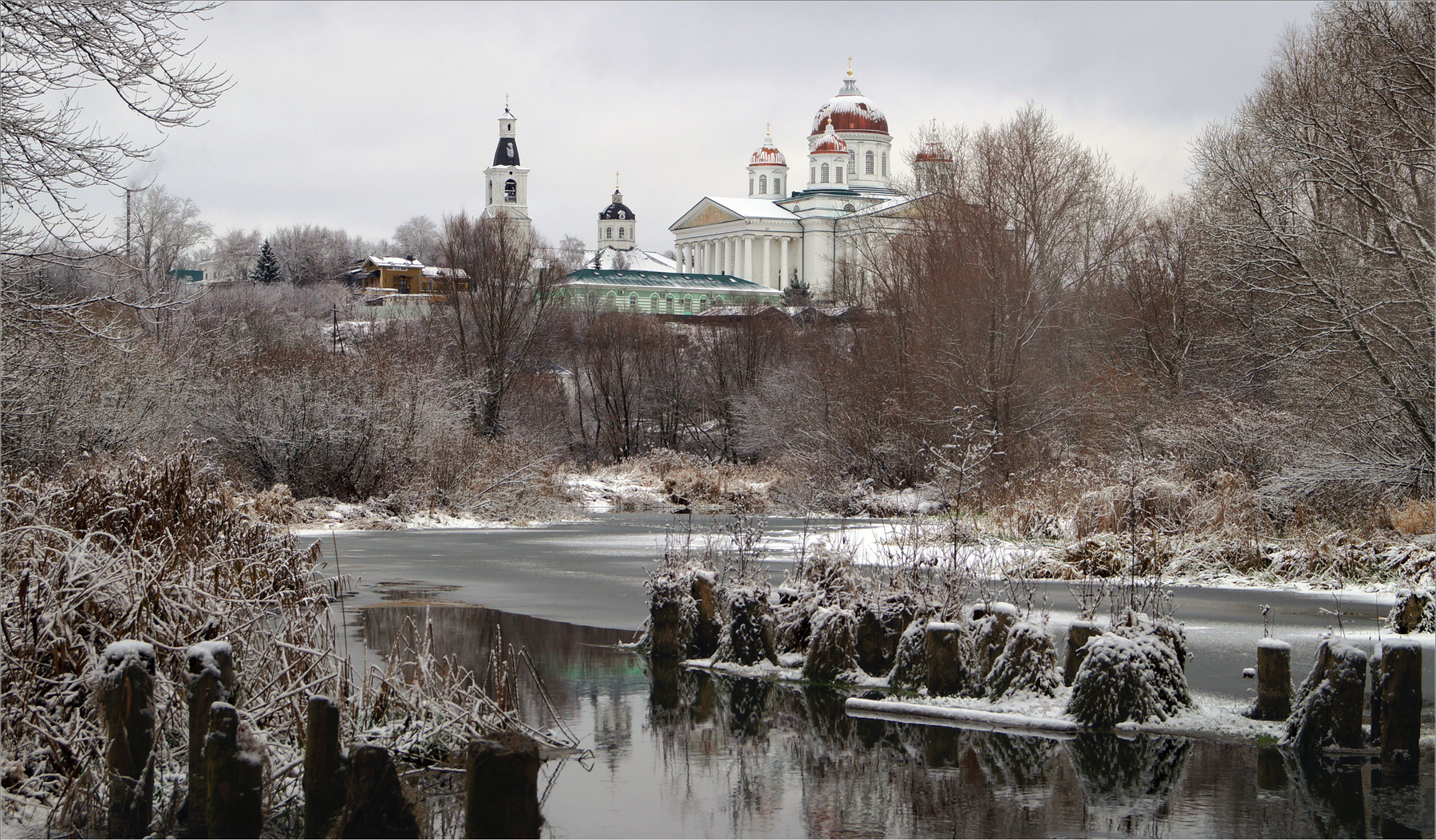 Первый снег Арзамас снег осень