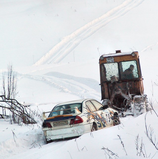 СУ mitsubishi lancer evo VI поле трактор