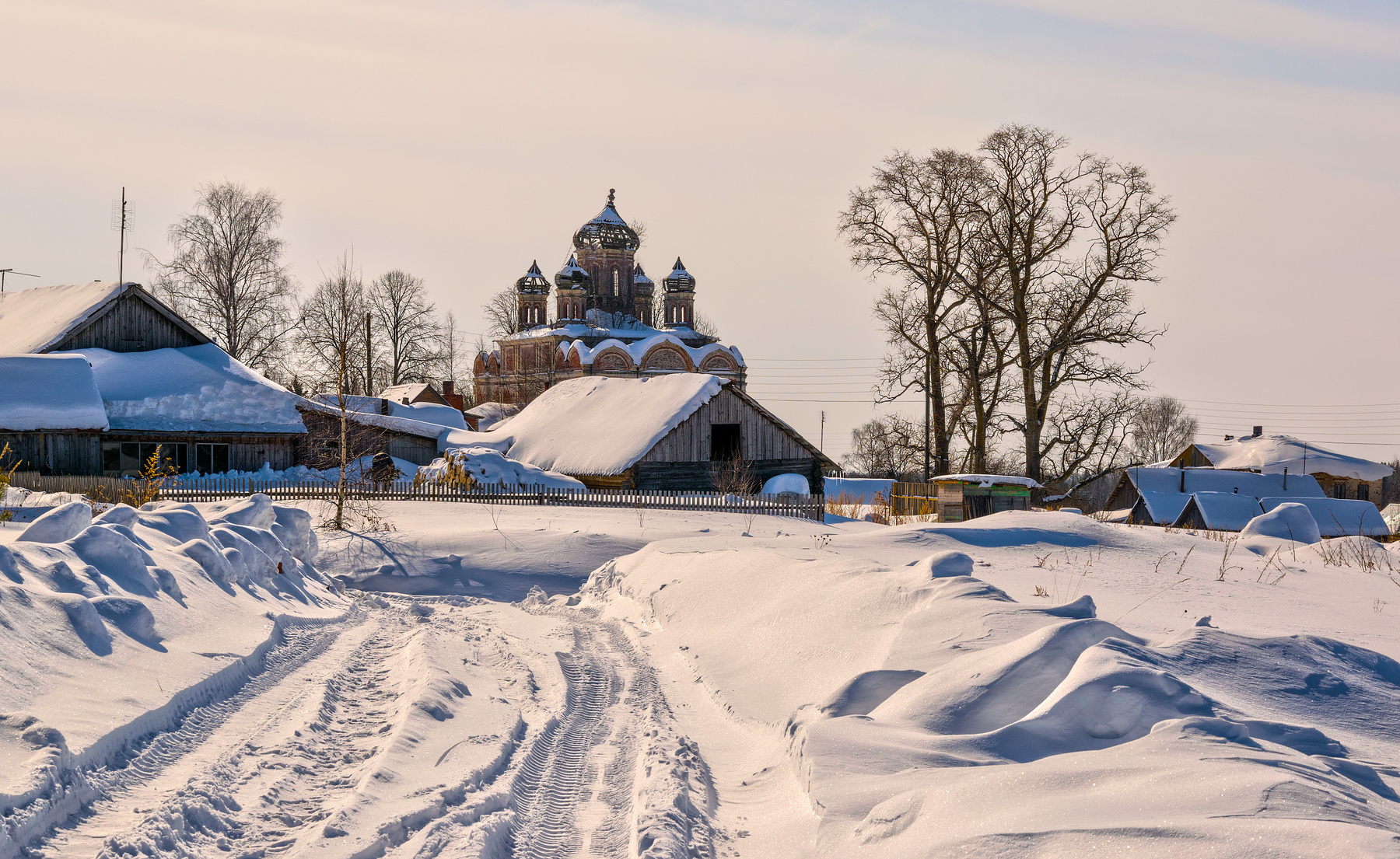 Март в Кырмыже. весна село Кырмыж Вятка Кировская область