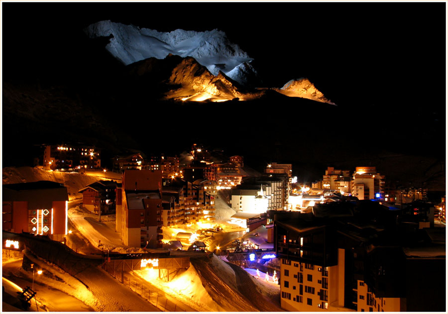 Ночной Val Thorens 