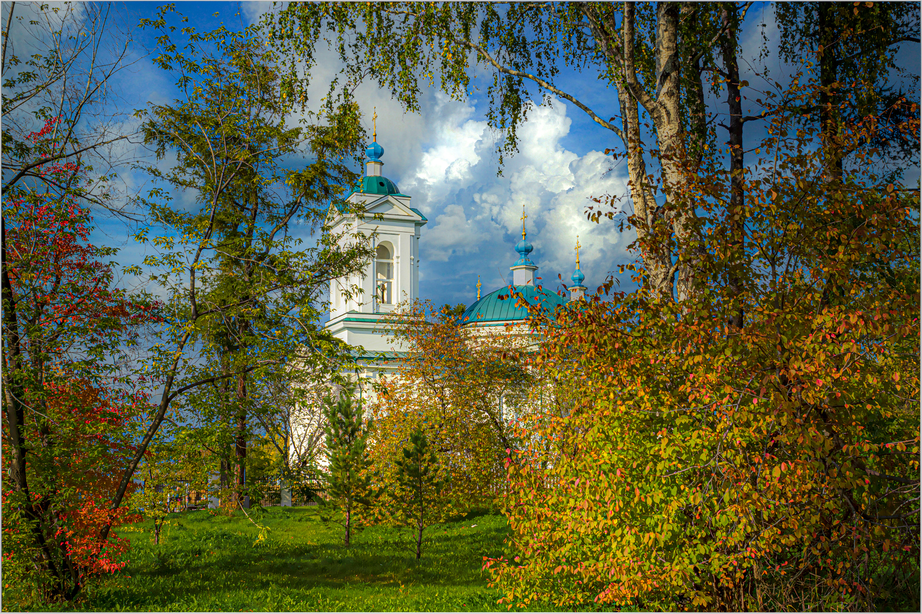 Осенняя пора природа храмы история