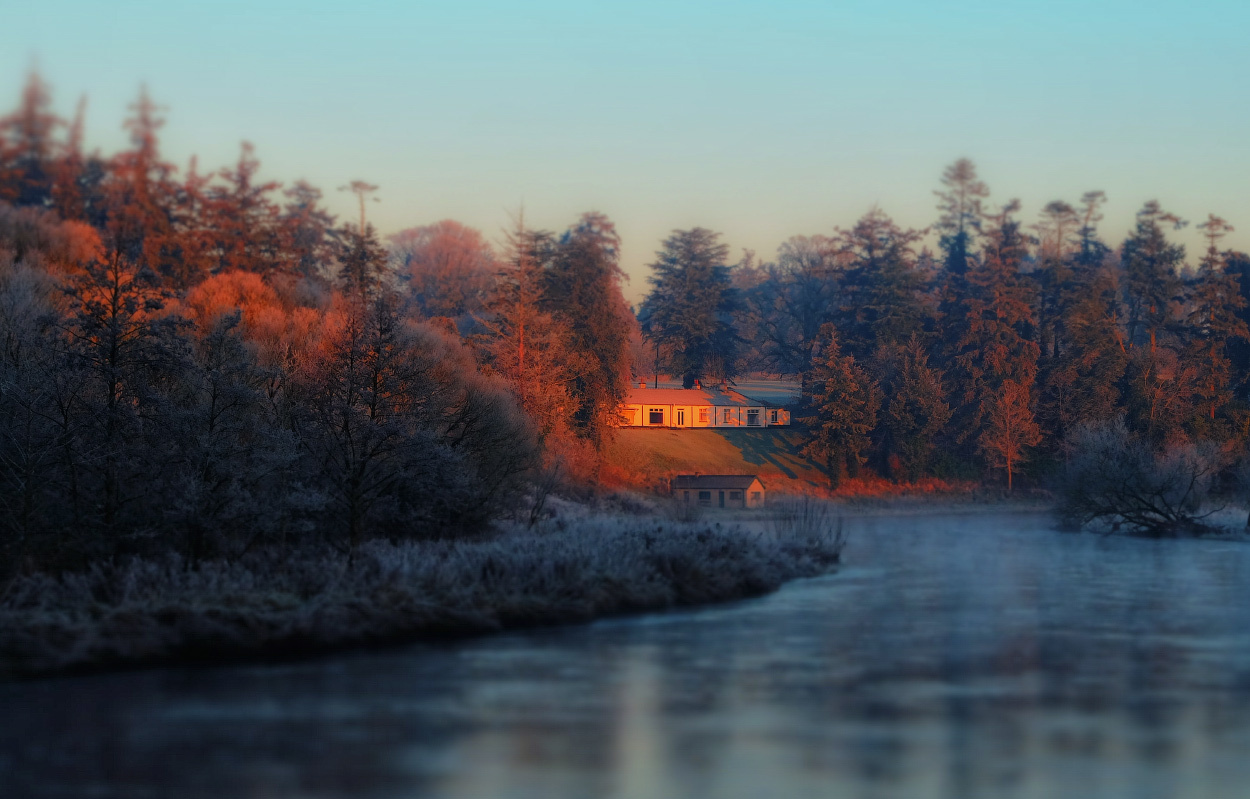 ...Spirit of Christmas... ireland nature outdoors scenic christmas tilt shift toy scape miniature reflection landscape new year morning dawn boyne valley river picturesque mysterious awesome destination europe spectacular