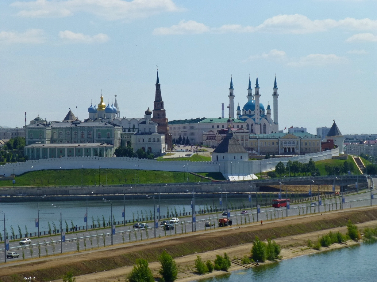 Вид на Казанский кремль казанский кремль