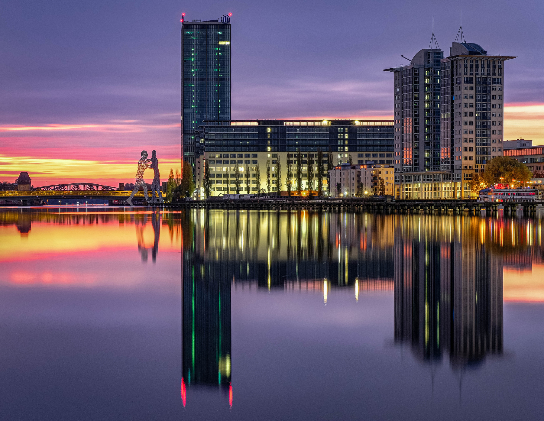 *** berlin берлин рассвет солнце отражения выдержка