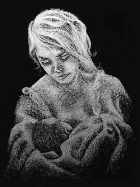 Нежность. кормящая мать младенец ребенок