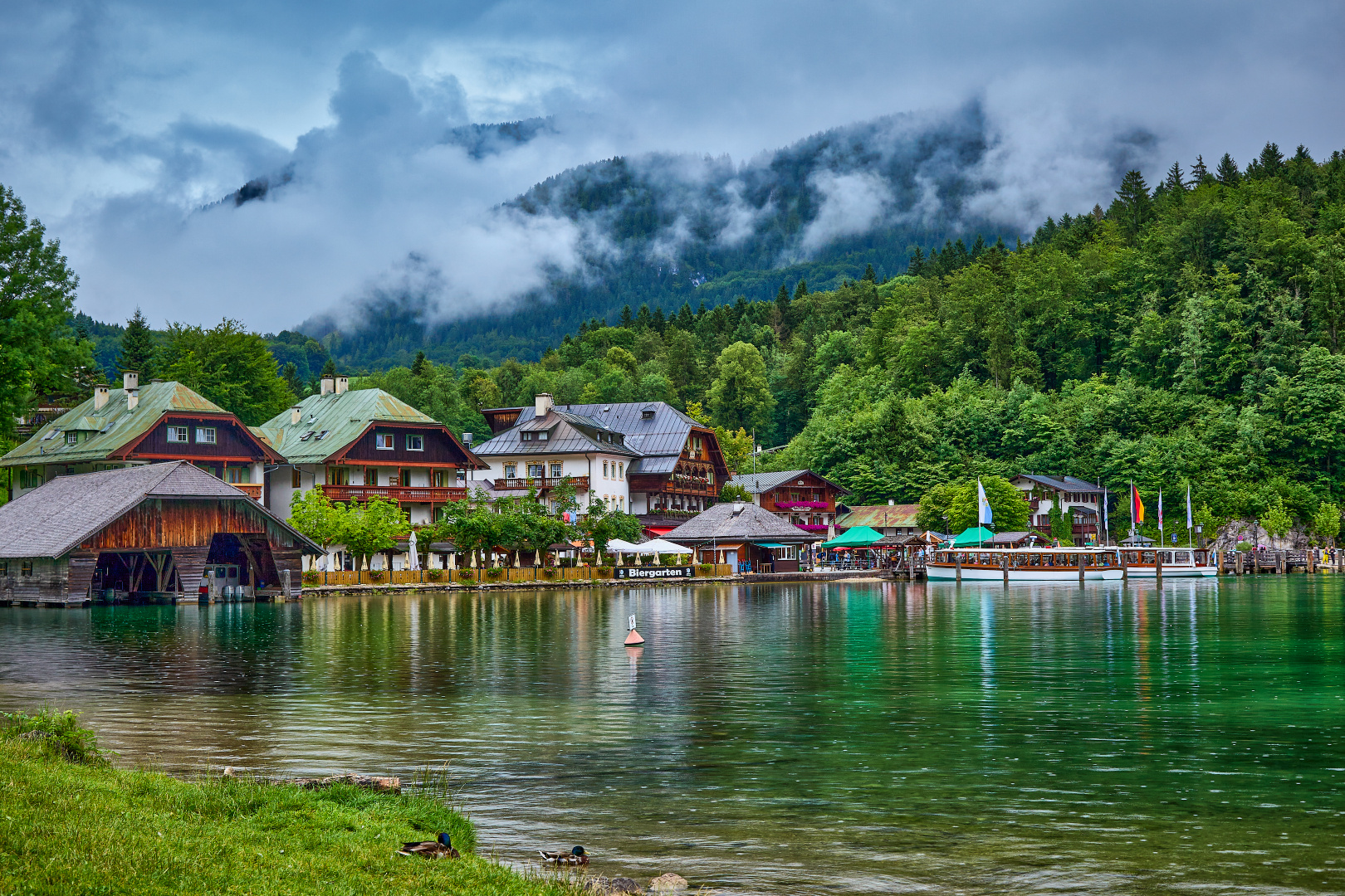 Кёнигсзее... Германия Бавария Кёнигсзее Königssee