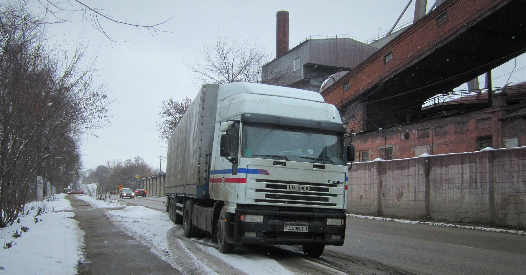 IVECO IVECO авто тягач улица город зима