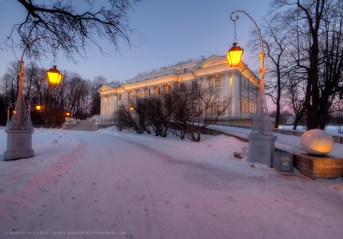 Елагиноостровский дворец Петербург парки дворцы