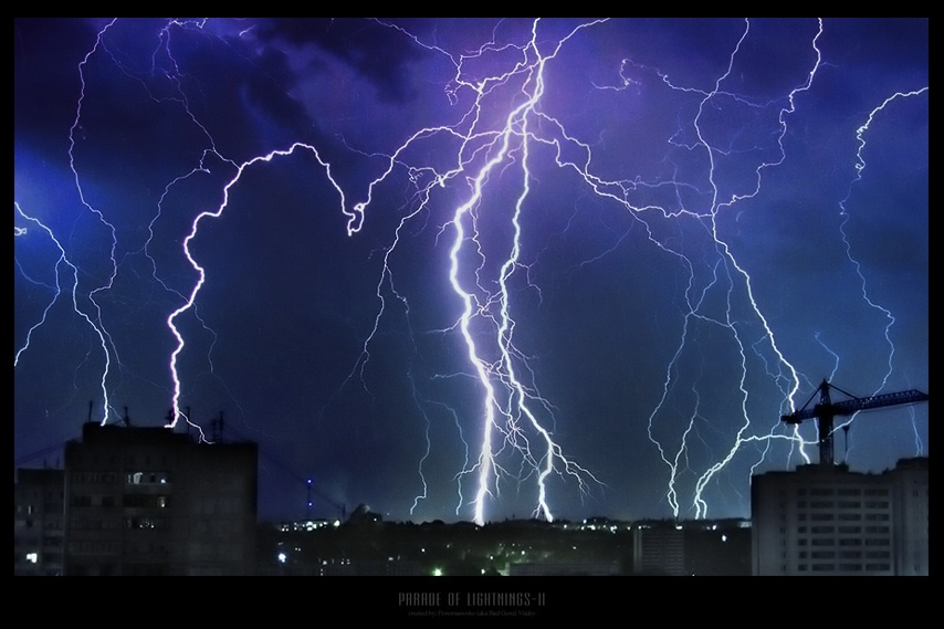 «Parade of lightnings - II» молния
