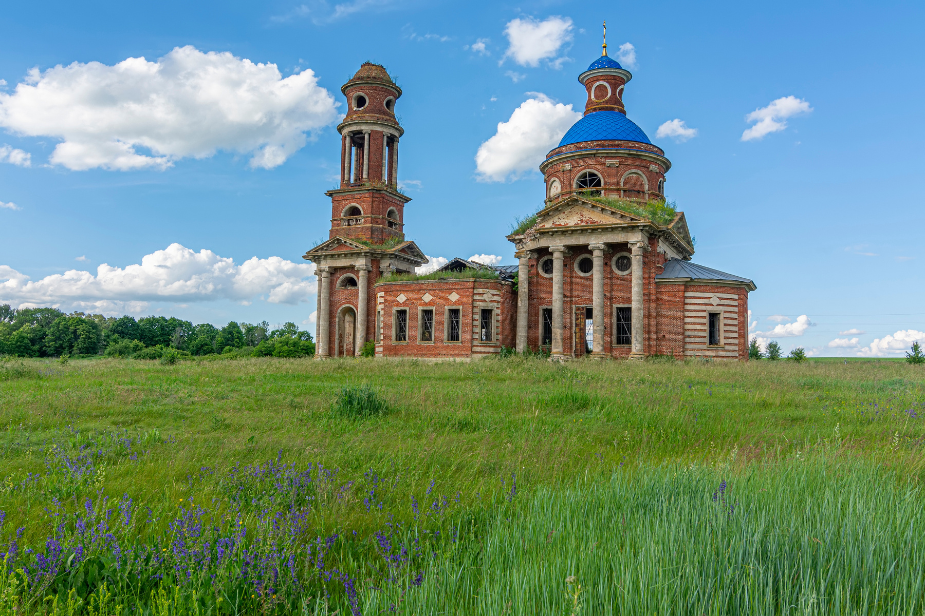 Знаменская церковь пейзаж церковь