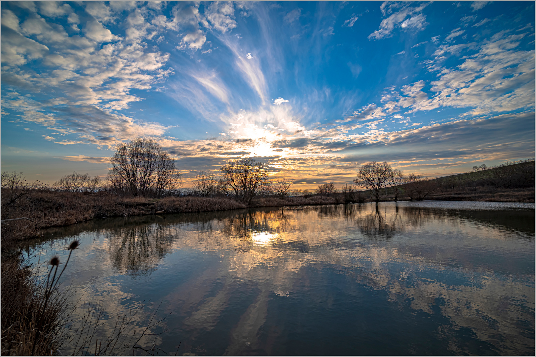 Вечер природа