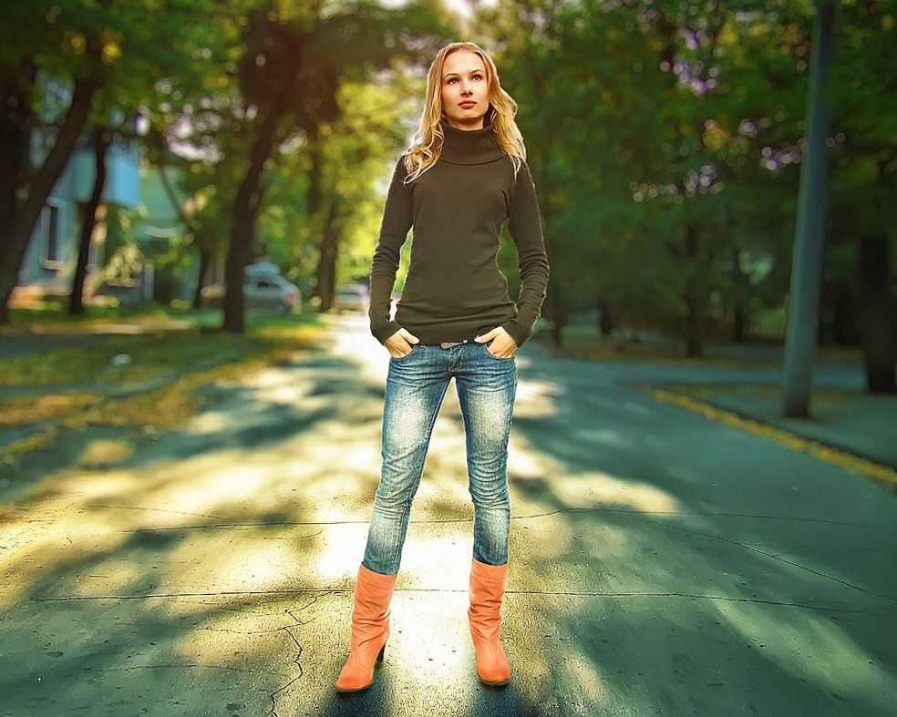 Осень в маленьком городе... Ольга Букина