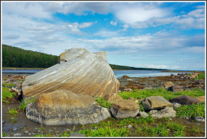 северные берега камень море берега