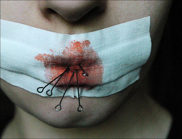 no speaking 