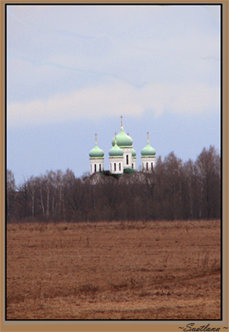 За полями, за лесами... деревня, сумасшедший дом, поле, лес, весна