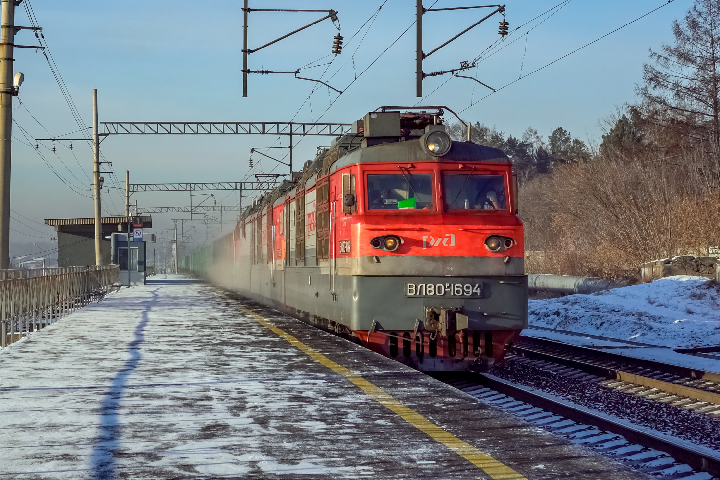 * * * * * railway железная дорога locomotive локомотив электровоз поезд train Russia Siberia Irkutsk Россия Сибирь Иркутск споттинг spotting