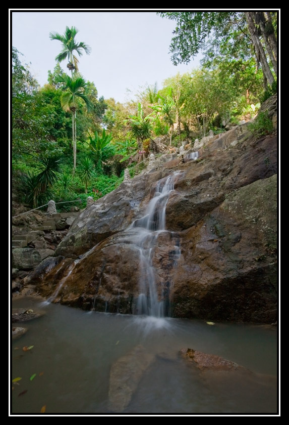 waterfall Waterfall Thailand Koh Samui