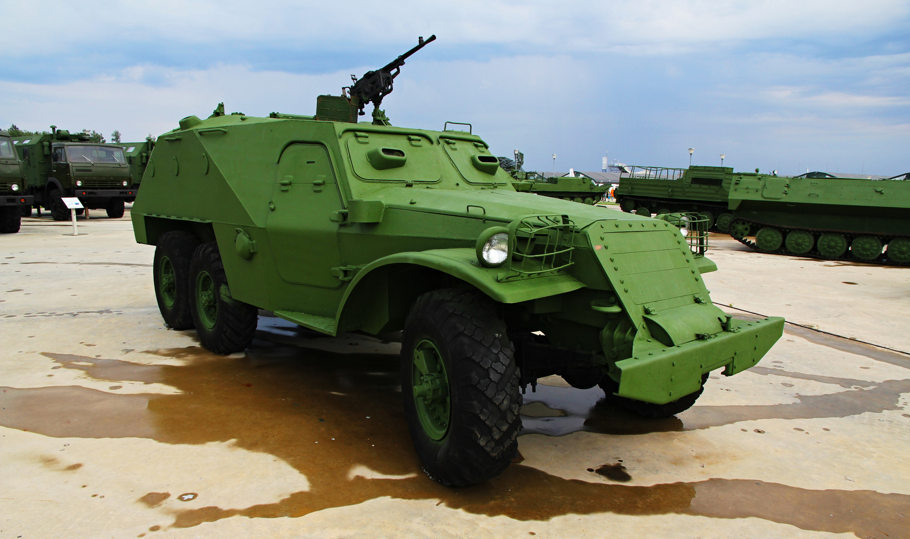 БТР-152 БТР-152 советский военный бронетранспортёр Парк Патриот Кубинка музей