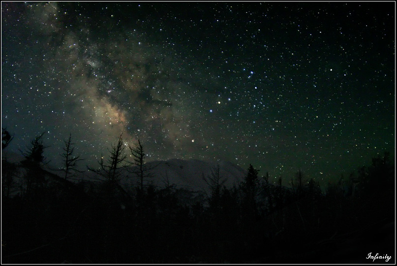 Milky Way & Scorpion  Млечный, Путь, Ночь, Звёзды, Небо, Горы, Сказка