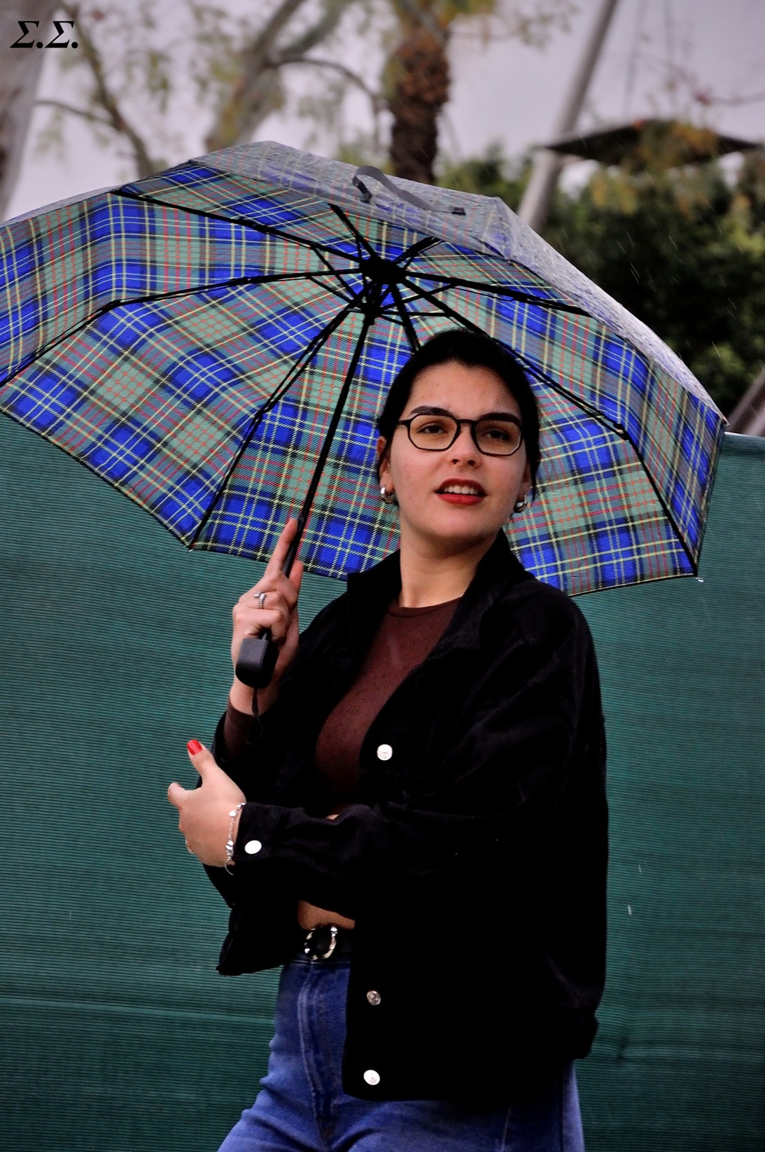 WALKER WITH UMBRELLA 