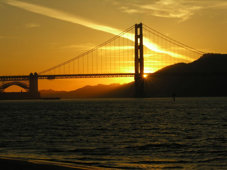 San Francisco Sunset san francisco, sunset, golden gate