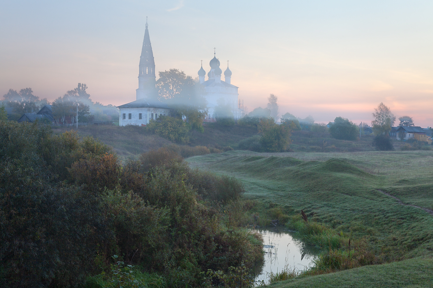 село Осенево ранней осенью 