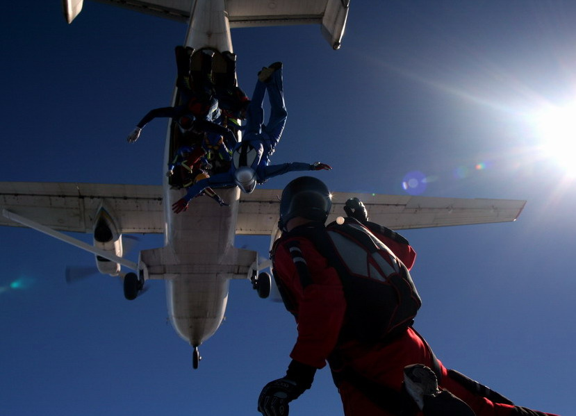 \"огромные\" формации skydive