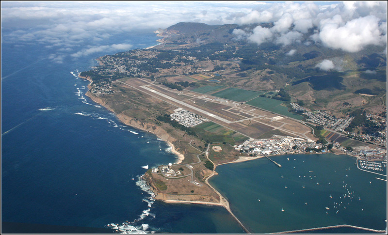 California, Half Moon Bay, how birds can see it. Half Moon Bay California Piper