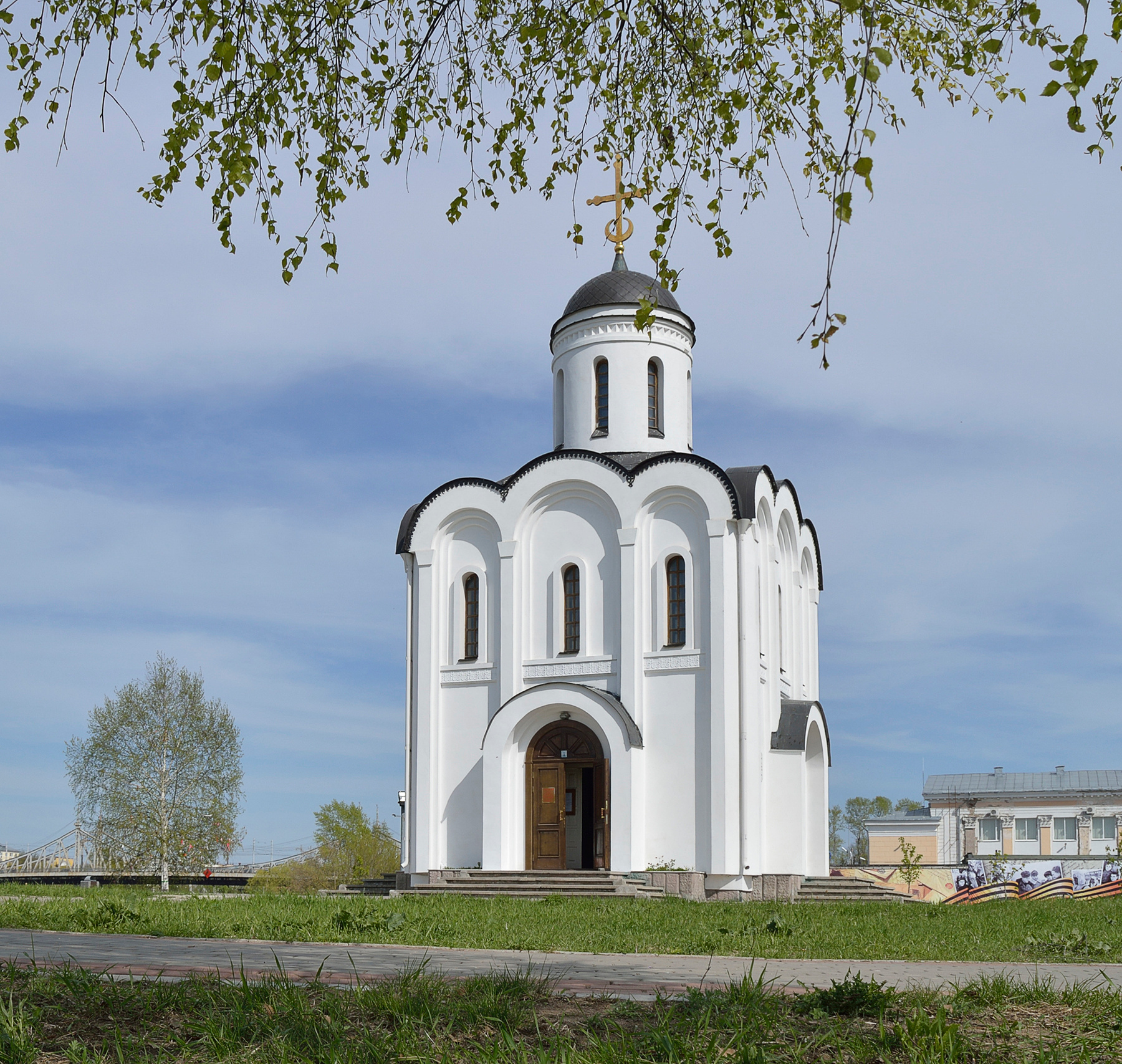 Храм Михаила Тверского Тверь храм архитектура пейзаж