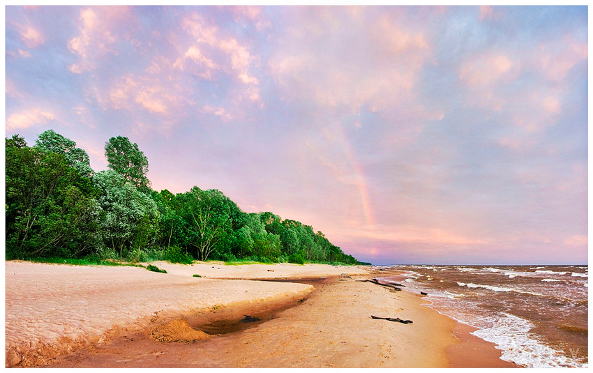 Sunset rainbow 