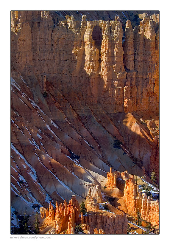Зимние Замки Bruce Canyon, Utah