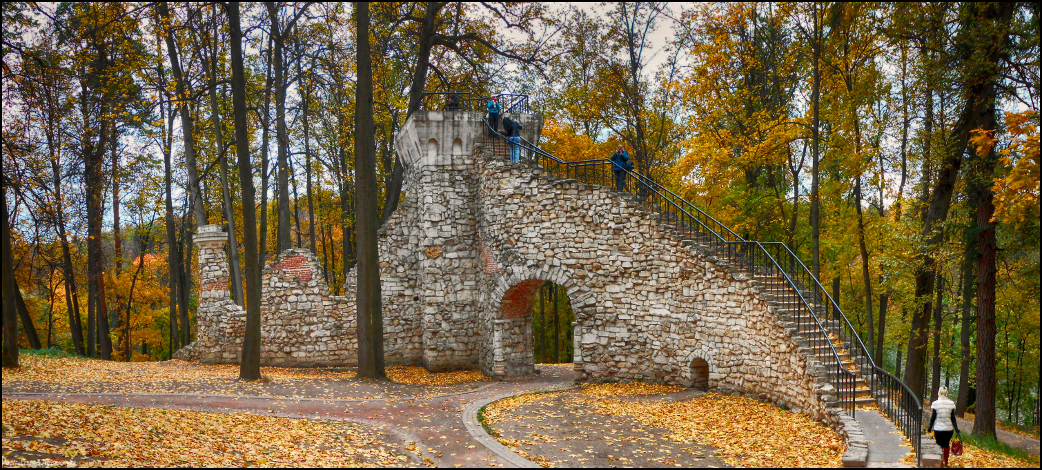 Осень в  Царицыно Царицыно башня архитектура осень