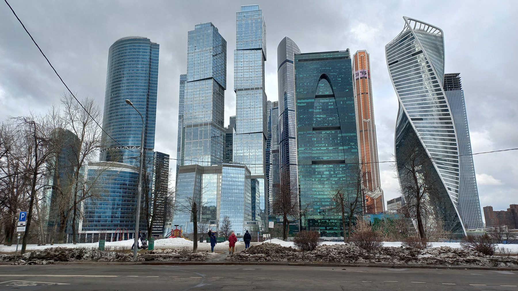 Вид на Московский международный деловой центр "Москва-Сити" Москва