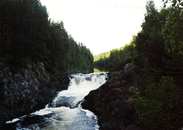 Водопад Кивач лето, Карелия, водопад, заповедник