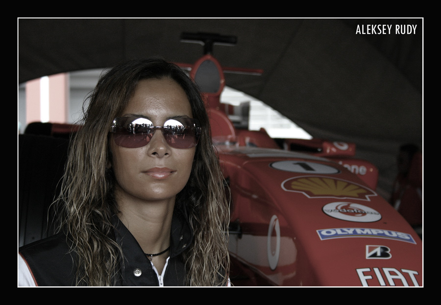 Formula 1 in Istanbul. Ferrari girl Turkey Istanbul Formula1 Ferrari girl
