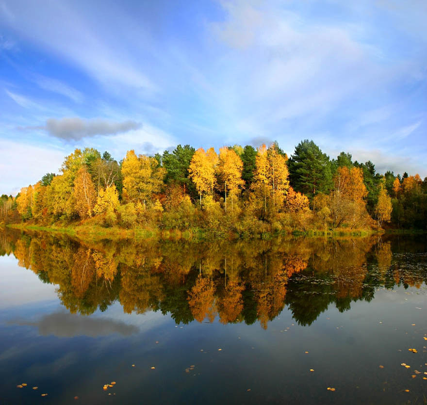Краски осени золотая, осень