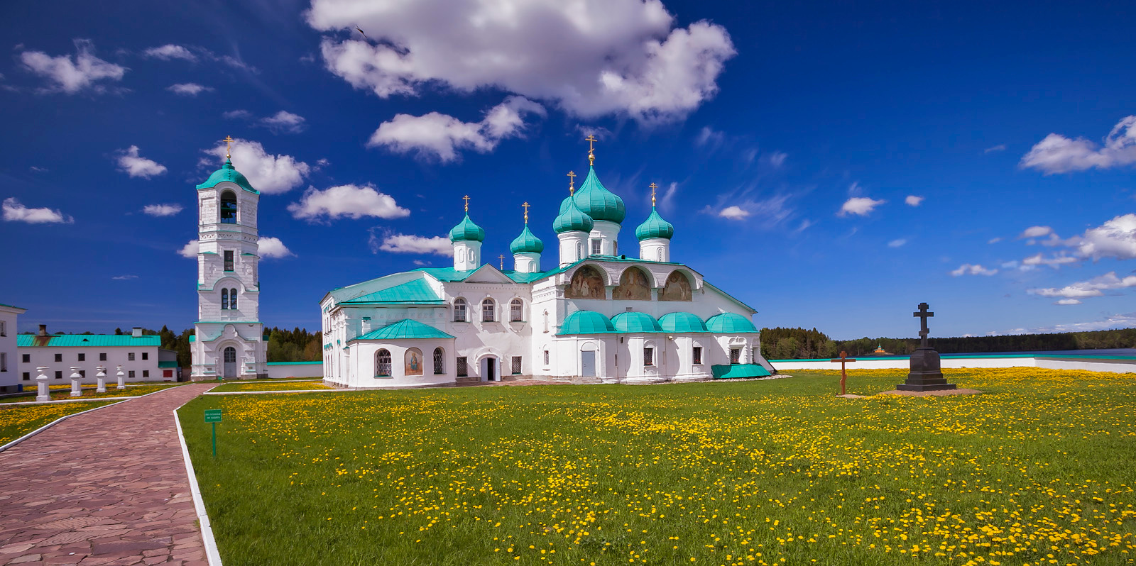 Собор Преображения Господня в Троицком Александро-Свирском монастыре. Свирь Лодейное Поле Старая Слобода