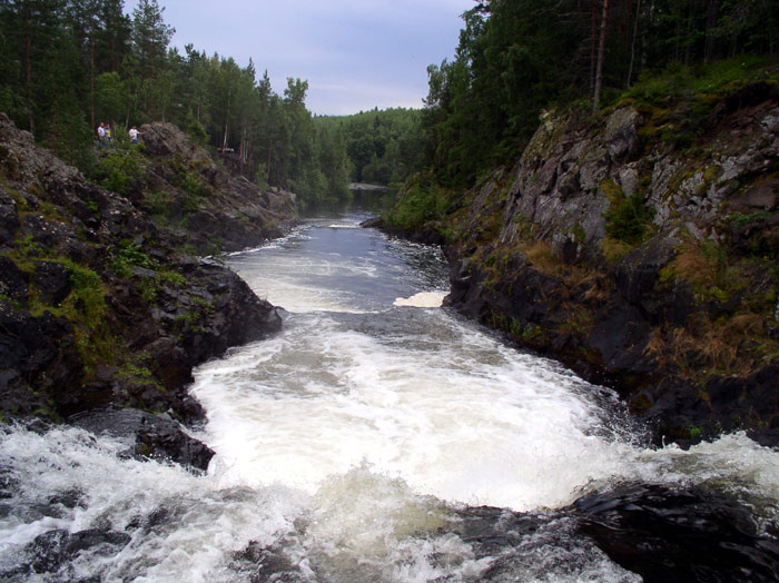 Левитация Водопад Кивач Карелия