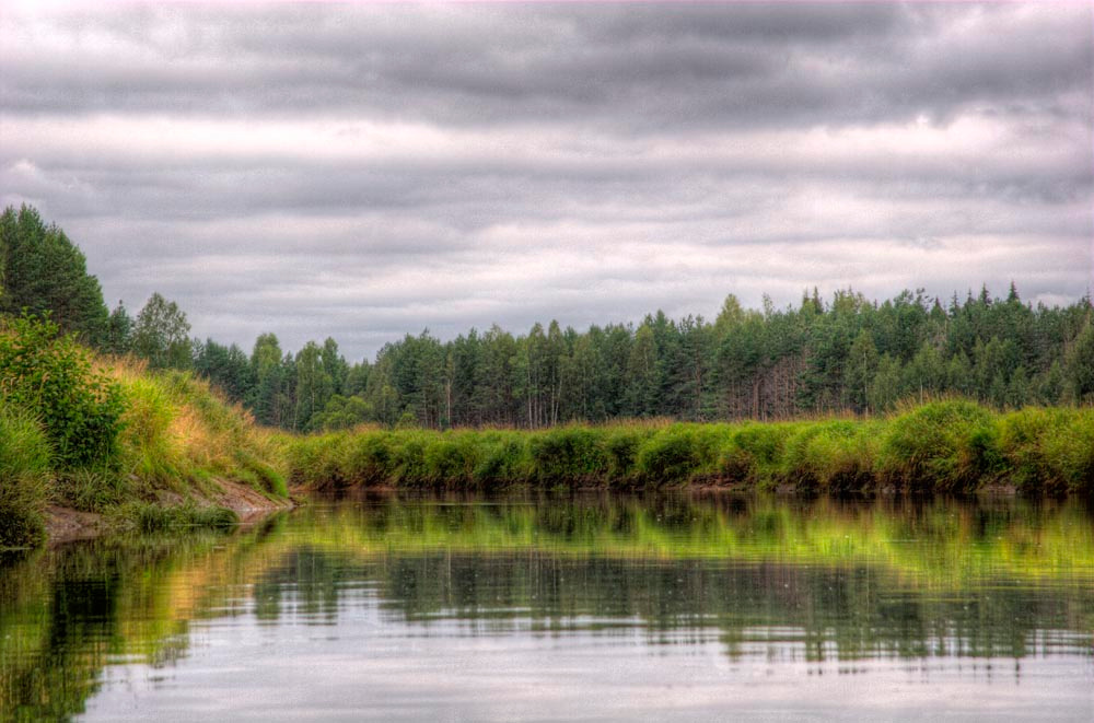 На Тверце #2 Тверца HDR вода