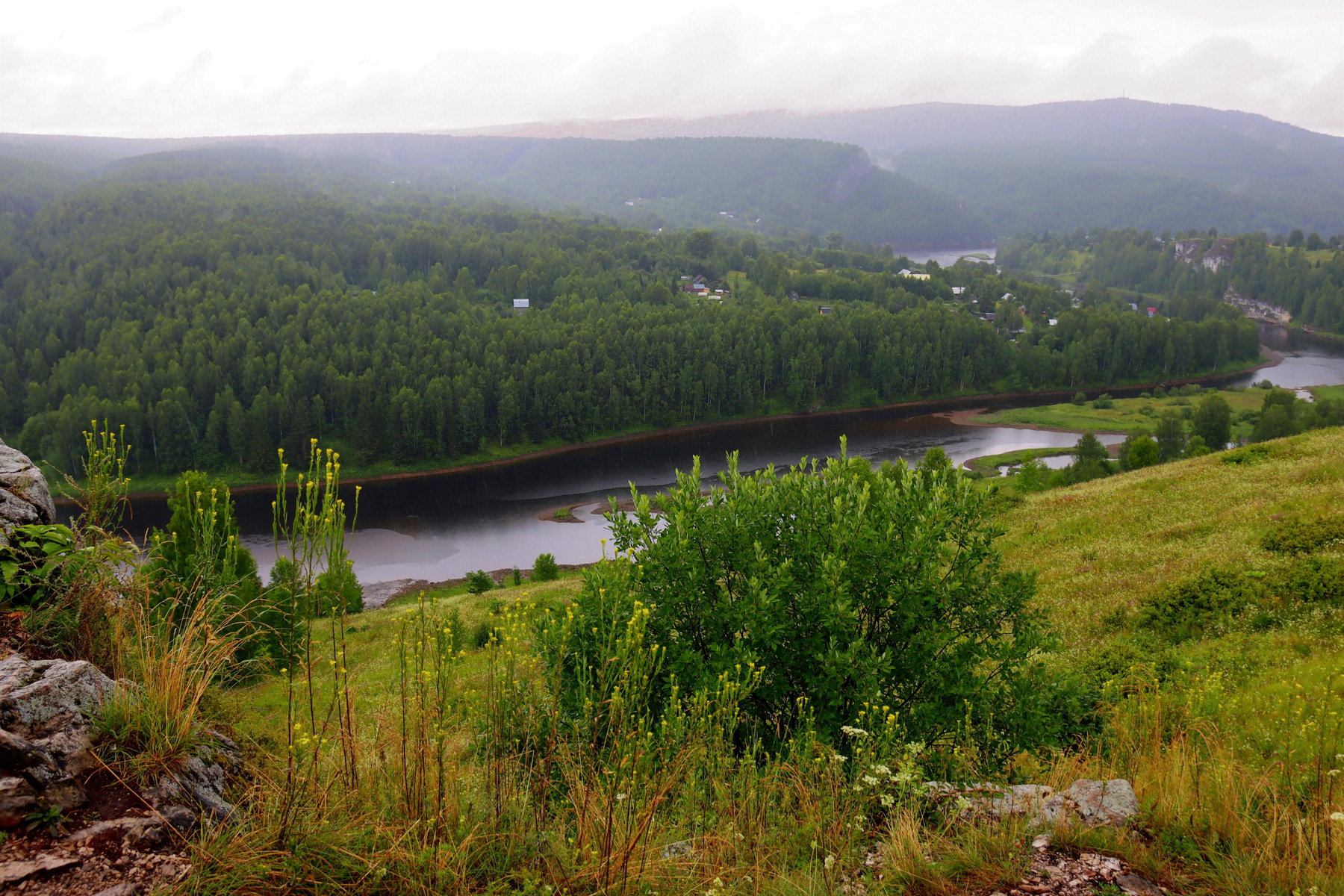 ***Река Косьва. Загубашка река вода лес деревья трава осень