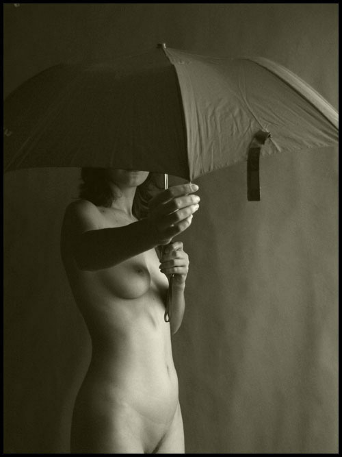 Umbrella Зонт-Девушка-рука