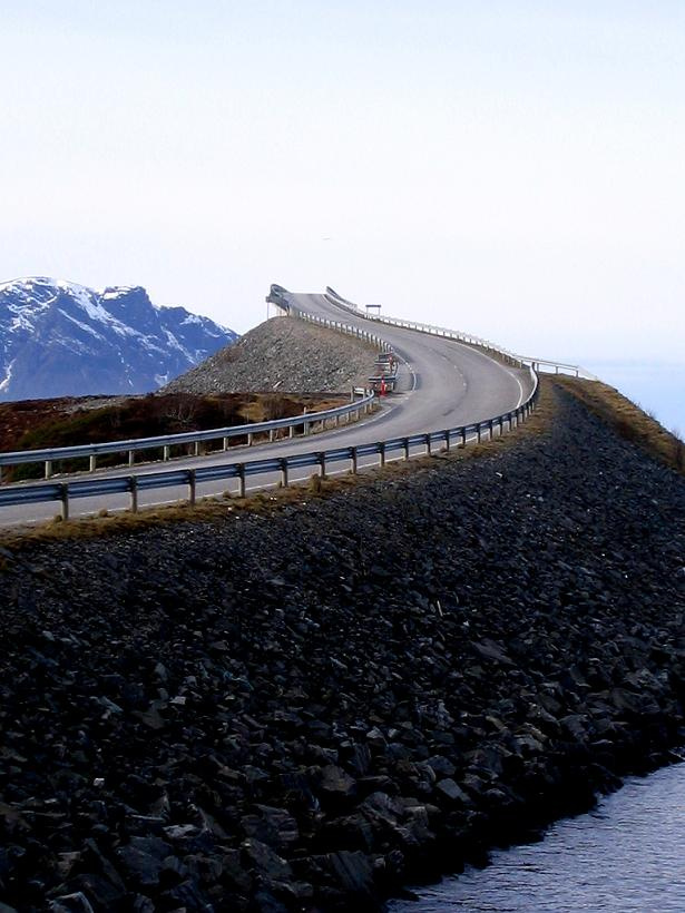 Дорога в облака дорога, мост, Atlanterhavsveien, Norway, Atlantic, Road