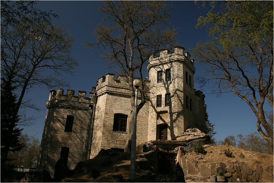 замок Глена замок глена небо