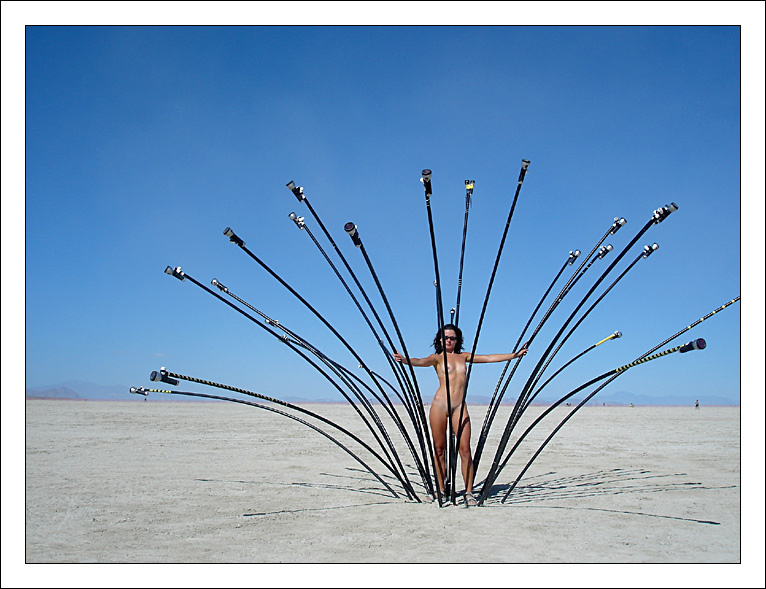 I want to tear down these walls that hold me inside... Burning Man