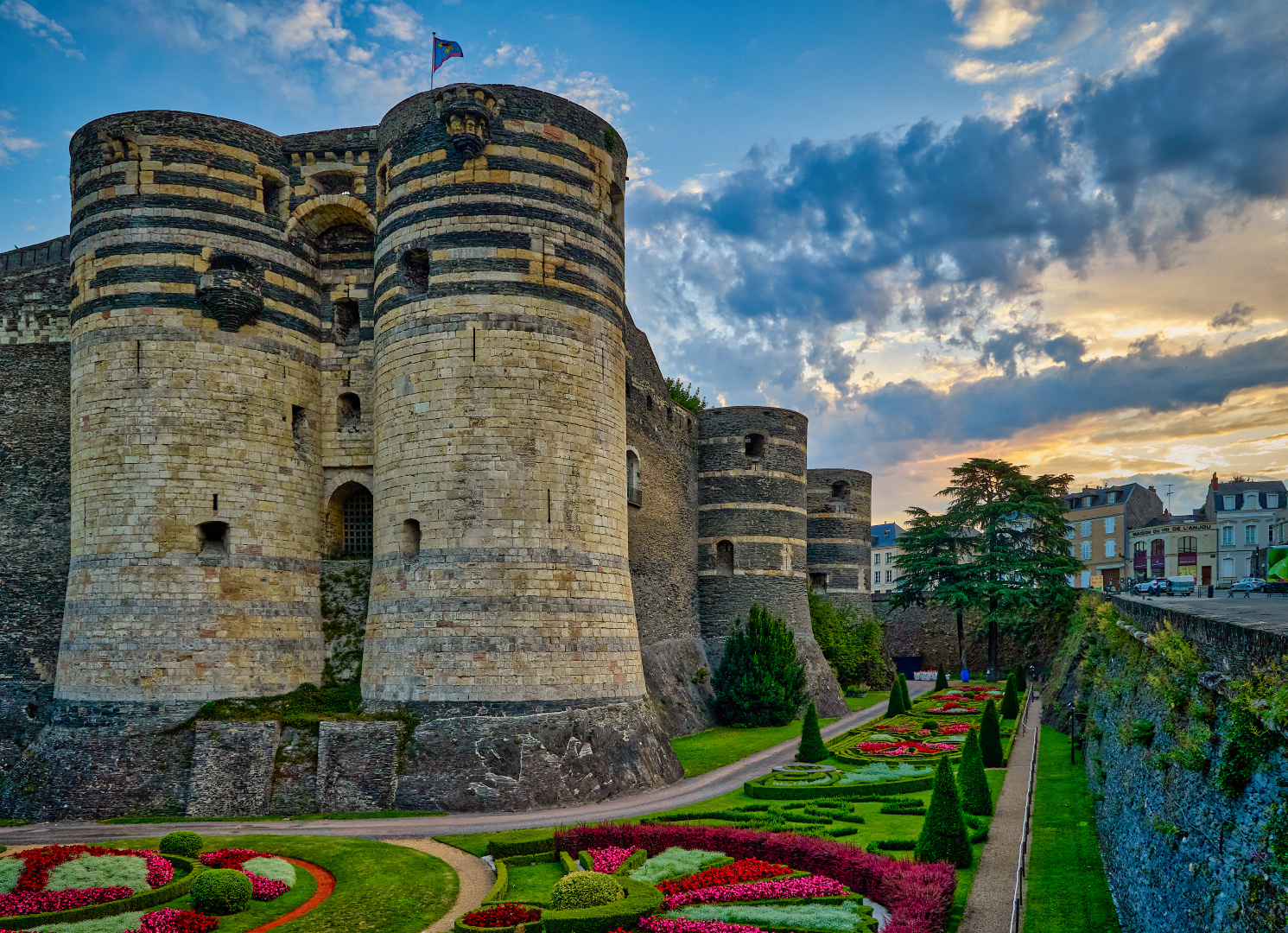 Замки Луары.Анжерский замок... Франция Замки Луары Анжерский замок Château d' Angers