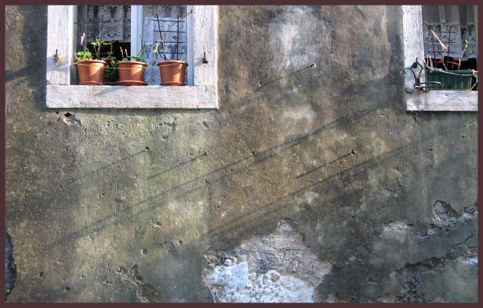 закат город стены камень