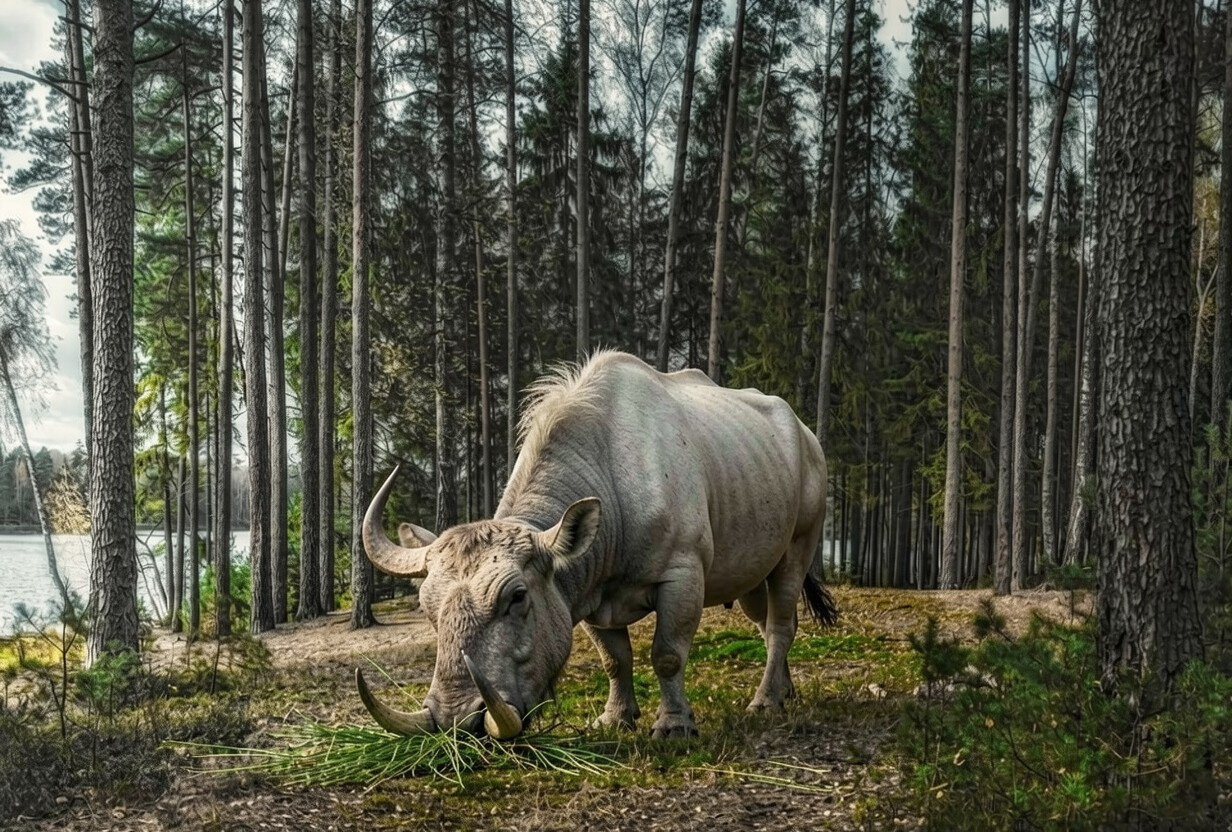 ***Мне встретился зубр. 